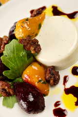 Golden and Red Beets with caramelized walnuts