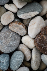 Fototapeta na wymiar The texture of the stones, gravel beach.