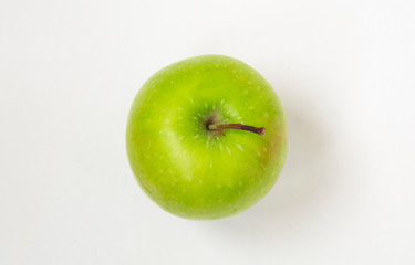 Green apple isolated on white background