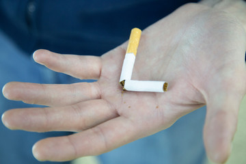 Quit Smoking! Concept.