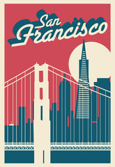 Fototapeta premium San Francisco postcard