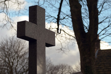 Cross in churchyard