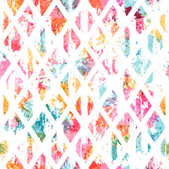 Template seamless geometric abstract pattern. Can be used on packaging paper, fabric, background for different images, etc.