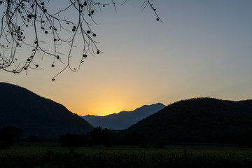 atardecer