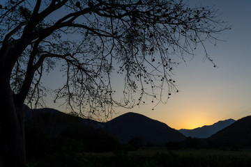 atardecer