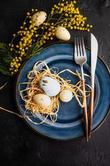 Rustic table setting