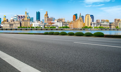 Obraz premium Urban Road, Highway and Construction Skyline..