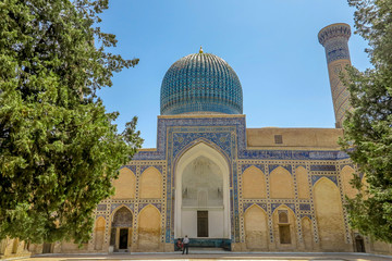 Fototapeta na wymiar Samarkand Gur-e Amir Mausoleum 03