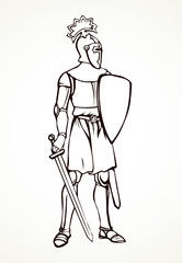 Knight. Vector drawing