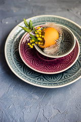 Easter table setting