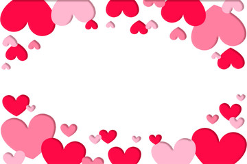 Fototapeta na wymiar background with heart for valentine's day 
