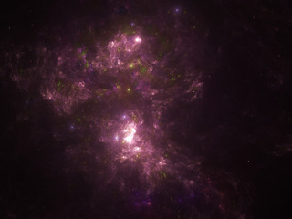 Starfield, stars and space dust scattered throughout the universe. Vast open interstellar space, cosmic abstract artwork. Glowing cloud nebula, interplanetary travel, astral artwork.