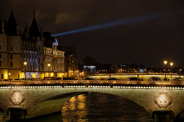 Paris, France - January 26, 2019: Conciergerie was formely a prison but presently used for law courts