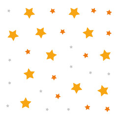 stars decoration white background