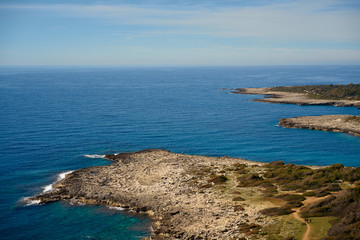 Regional Park of Porto Selvaggio, belvedere- Italy