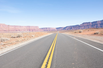 Yellow Road Highway 