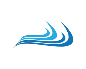 Water wave vector illustration