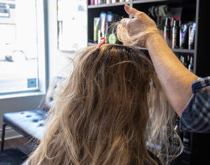 Entrepreneur  styling hair