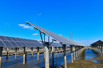 Solar panels green energy