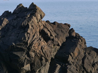 rocks in sea