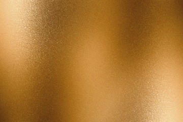 Abstract background, texture bronze metallic sheet wave