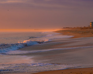 Winter Sunrise in On The Waves