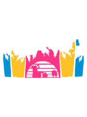 bunt palmen sommer saufen insel meer urlaub sonne bier trinken durst fernseher wohnzimmer fußball möbel tv schauen gucken sessel sitzen fernsehen ausruhen entspannen komfort sofa clipart design