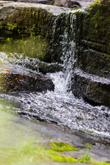 Waterfall on Rocks