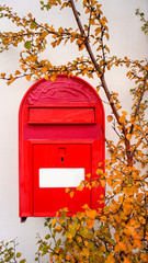 The red mailbox in Iceland.