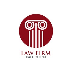 law firm logo design vector