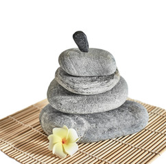 Balanced Rocks with Plumeria