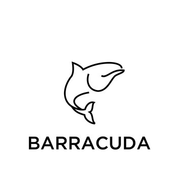 BARRACUDA logo icon designs vector 