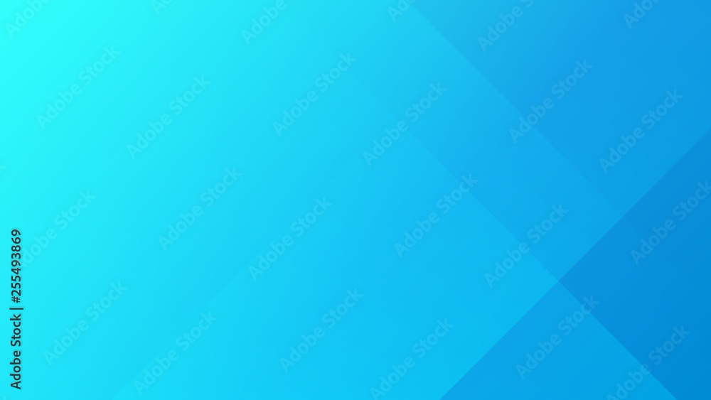 Wall mural glow gradient abstract polygon pattern on blue background.