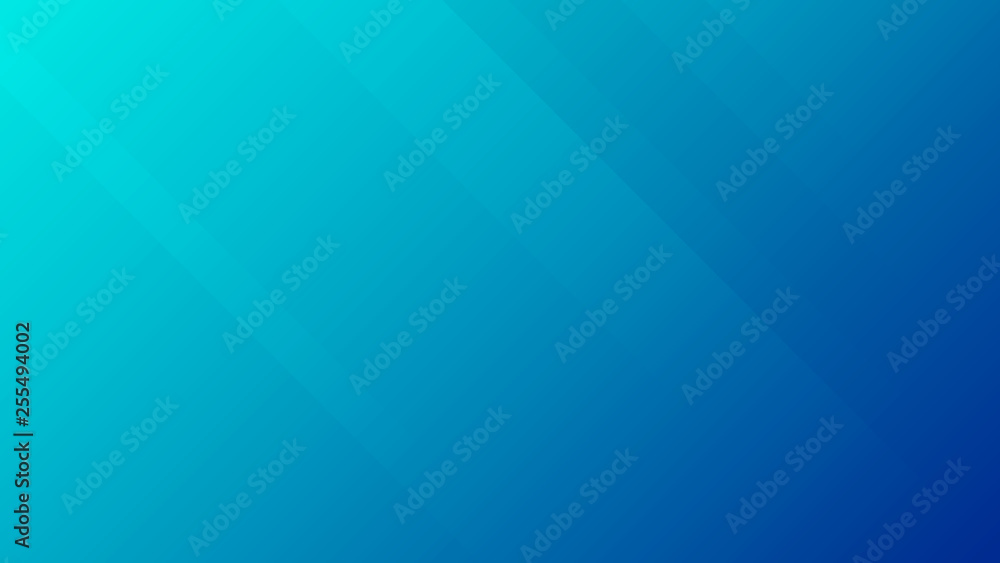 Wall mural glow gradient abstract polygon pattern on blue background.