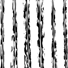 Fototapeta premium Brush grunge pattern. White and black vector.