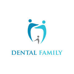 dental logo, dental care vector logo design