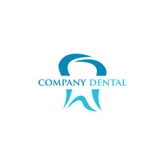 dental logo, dental care vector logo design