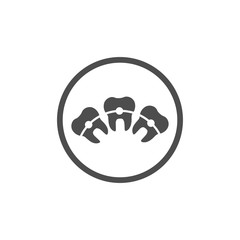 dental logo, dental care vector logo design