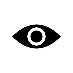 Obraz premium Eye icon vector. Look and Vision icon. Eye vector icon