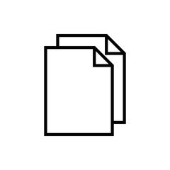 File Icon. Document icon vector. Paper icon.