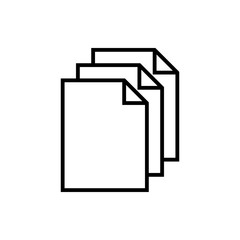 File Icon. Document icon vector. Paper icon.