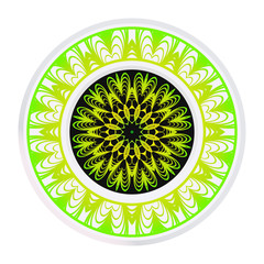 Hand Drawn Background With Mandala. Vector Decorative Elements. Arabic, Indian, Ottoman Motifs