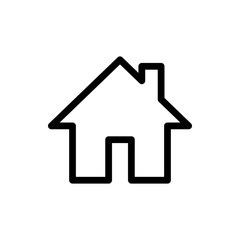 Home icon vector. House vector icon
