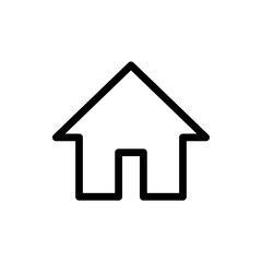 Fototapeta premium Home icon vector. House vector icon