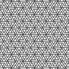 Vector pattern. Repeating geometric tiles with striped triangles