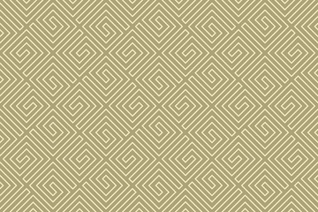Striped seamless geomitrical pattern.  Stylish monochrome trellis. Sacred geometry background. Maze.