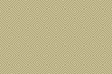 Striped seamless geomitrical pattern.  Stylish monochrome trellis. Sacred geometry background. Maze.