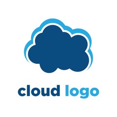 cloud logo design vector