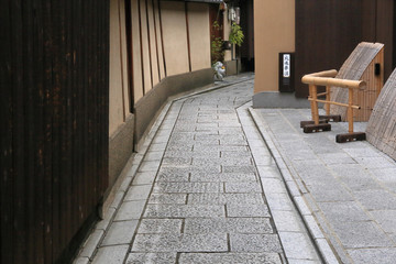 Obraz na płótnie Canvas 京都祇園の路地