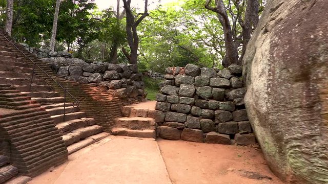 SIGIRIYA, SRI LANKA an ancient palace located in the central Matale District near the town of Dambulla in the Central Province